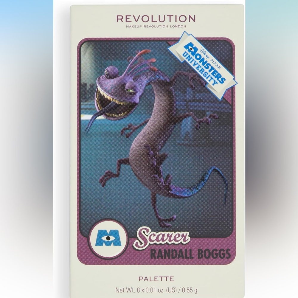 NEW Revolution Scare Palette - Monsters Inc. Eyeshadow Palette. Purple pinks